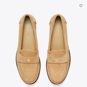 Tory Burch classic Suede Penny Loafers almost new